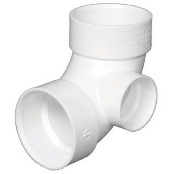 Charlotte Pipe And Foundry Charlotte Pipe Schedule 40 3 in. Hub X 3 in. D Hub PVC Elbow 1 pk PVC00300S0800 - main